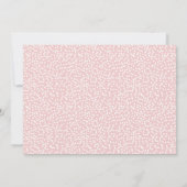 Pastel Regenbogen Kindergeburt Foto Einladung (Rückseite)