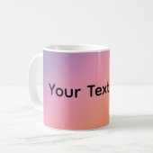 Pastel-Regenbogen-Tasse Kaffeetasse (Vorderseite Links)