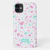 Pastel-Regenbogen-Terrazzo-Handyhülle Case-Mate iPhone Hülle (Rückseite)