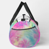 Pastel Regenbogen-Tie-Dye-Mädchen-Monogramm person Duffle Bag (Rechts)