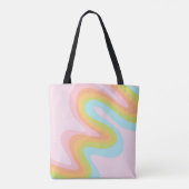 Pastel-Regenbogenkniggle Tasche (Rückseite)
