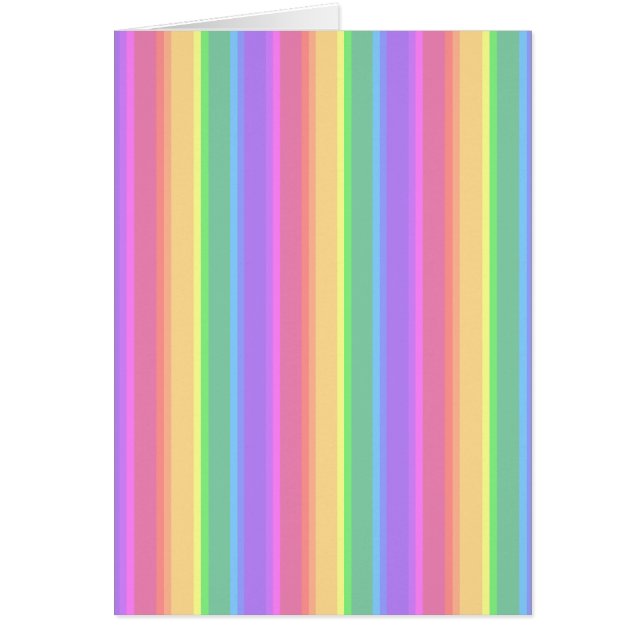Pastel-Regenbogenstreifen (Vorne)