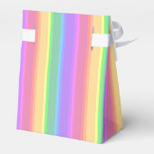 Pastel-Regenbogenstreifen Geschenkschachtel (Rückseite)