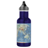 Pastel Relief World Map – Personalized Edelstahlflasche (Rechts)