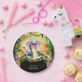 Pastel Reptiles Snake Geburtstag Pappteller (Party)