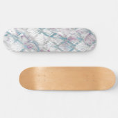 PASTEL RETRO DIAMOND MARBLE SKATEBOARD DECK (Horizontal)