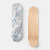 PASTEL RETRO DIAMOND MARBLE SKATEBOARD DECK (Vorderseite)