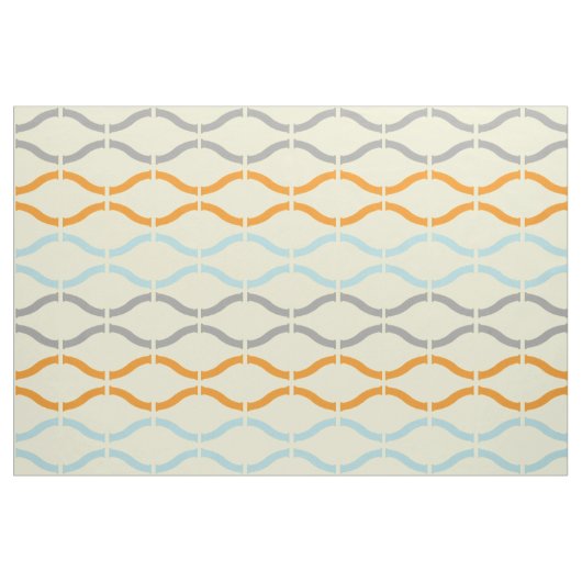 Pastel Retro Funky Geometric Muster Stoff (Yard (91,4 cm))