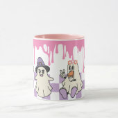 Pastel Retro Ghost Crew mädchenhaft Happy Hallowee Tasse (Zentrum)