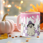 Pastel Retro Ghost Crew mädchenhaft Happy Hallowee Tasse