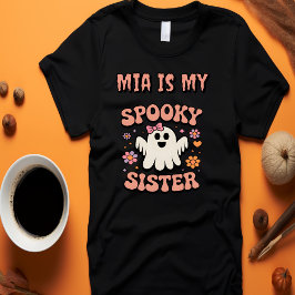 Pastel Retro Ghost Spooky Sister Niedlich Hallowee T-Shirt