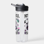 Pastel Retro Goth Mermaid Swan Summer Halloween Trinkflasche (Rechts)