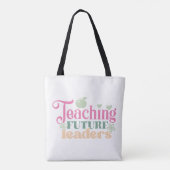 Pastel Retro lehrt zukünftige Führungskräfte Tasche (Rückseite)