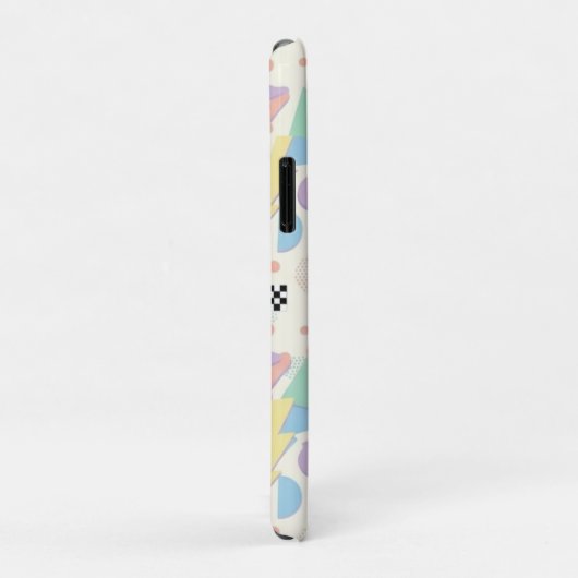 Pastel Retro Memphis Pattern Swirls Case-Mate iPhone Hülle (Hinten/Rechts)