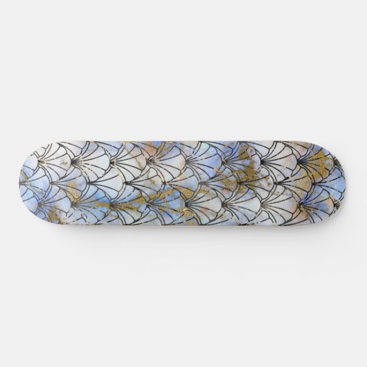 PASTEL RETRO MUSCHEL SKATEBOARD DECK (Horizontal)