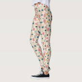 Pastel Retro Pattern | Abstract Pebble & Pod Leggings (Links)