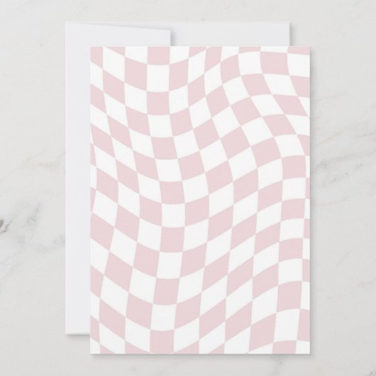 Pastel Retro Rainbow Little Miss Threenager Einladung (Rückseite)