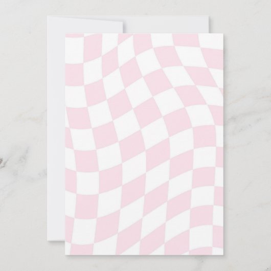 Pastel Retro Van Groovy Little Miss Threenager Einladung (Rückseite)