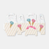 Pastel Retro Wasserfarben Ice Geschenkschachtel (Ungefaltet)