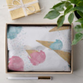 Pastel Retro Wasserfarben Ice Seidenpapier (Geschenk)