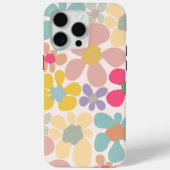 Pastel Retro Wavy-Blume Case-Mate iPhone Hülle (Rückseite)