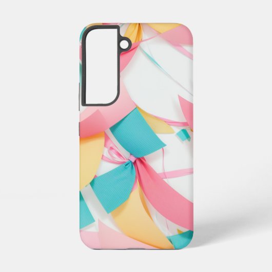 Pastel Ribbons Garland Phone Case Samsung Galaxy Hülle (Rückseite)