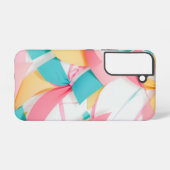 Pastel Ribbons Garland Phone Case Samsung Galaxy Hülle (Rückseite (Horizontal))