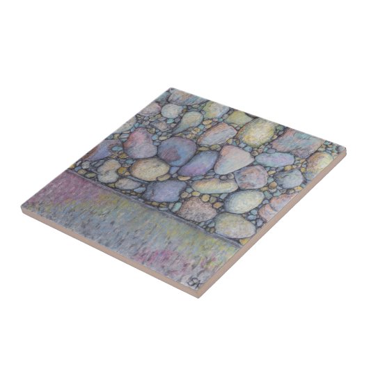 Pastel River Rock und Kies Fliese (Seite)