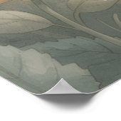 Pastel Rococo Fairy Garden Whimsical Nursery Mural Poster (Ecke)