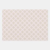 Pastel Rokoko Damask Stripe Wrapping Paper Sheets Geschenkpapier Set (Vorderseite 3)