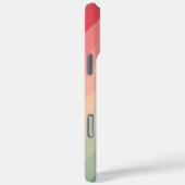 Pastel Rosa Türkis Ombre Zickzack Muster Case-Mate iPhone Hülle (Rückseite / Rechts)
