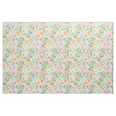 Pastel Rose Blume Garten Stoff (Yard (91,4 cm))