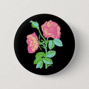 Pastel-Rose Button