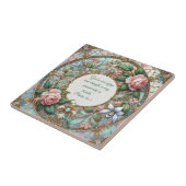 Pastel Rose Garden individuell anpassbare Bibelver Fliese (Seite)