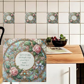 Pastel Rose Garden individuell anpassbare Bibelver Fliese