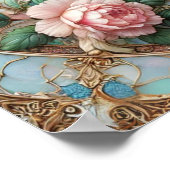 Pastel Rose Garden individuell anpassbare Bibelver Poster (Ecke)