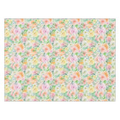 Pastel Rose Garden Tischdecke (Vorderseite (Horizontal))