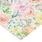 Pastel Rose Garden Tischdecke (Schrägansicht)