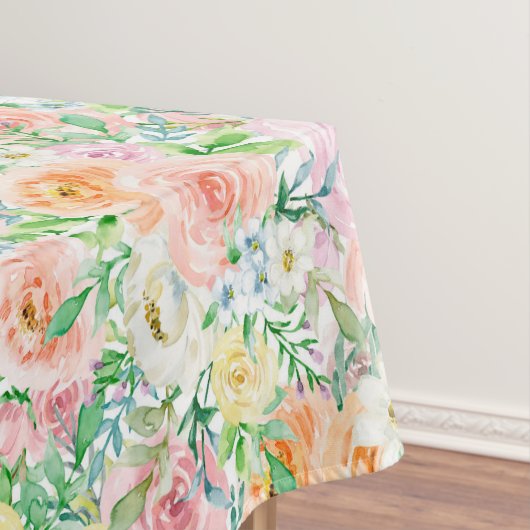 Pastel Rose Garden Tischdecke (Beispiel)