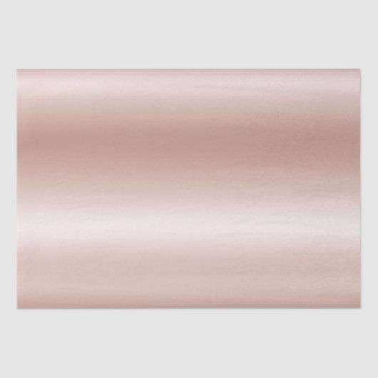 Pastel Rose Gold Foil Ombre Seidenpapier (Vorderseite)