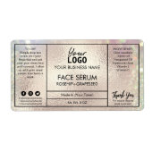 Pastel Rose Gold Modernes Gesicht Serum (Vorne)