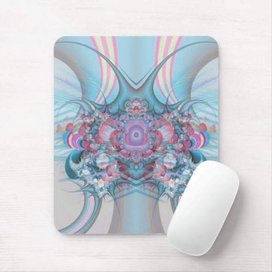 Pastel Rose Mousepad (Mit Mouse)