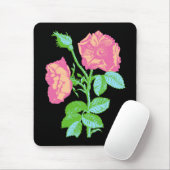Pastel-Rose Mousepad (Mit Mouse)