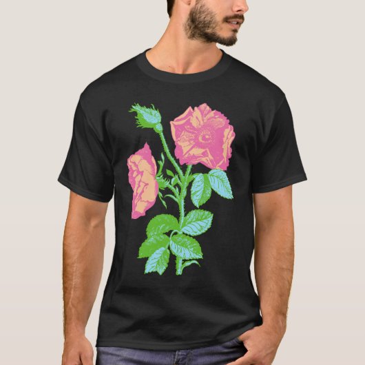 Pastel-Rose T-Shirt (Vorderseite)