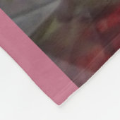 Pastel Rose und Hydrangea Blume Fleece Blanket (Ecke)