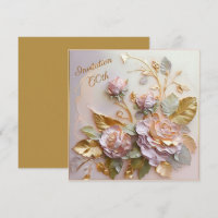 Pastel Rosegold Rose 60.