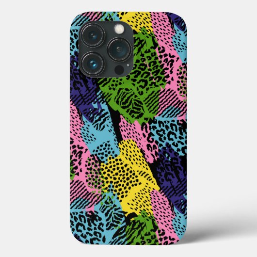 Pastel Safari Animal Print Case-Mate iPhone Hülle (Rückseite)