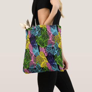 Pastel Safari Animal Print Tasche
