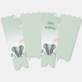 Pastel Safari Jungle Popcorn Gefälligkeitsboxen Geschenkschachtel (Ungeklappt)
