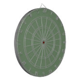 Pastel Sage Green Dart Board Dartscheibe (Vorderseite Links)